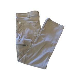 Wrangler Outdoor Performance Pants 36x29.5 Men's‎ Tan Stretch Cargo Care307